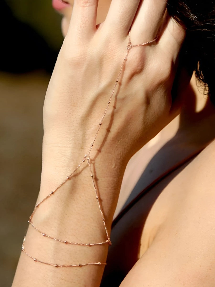 Bracelet Bague Or