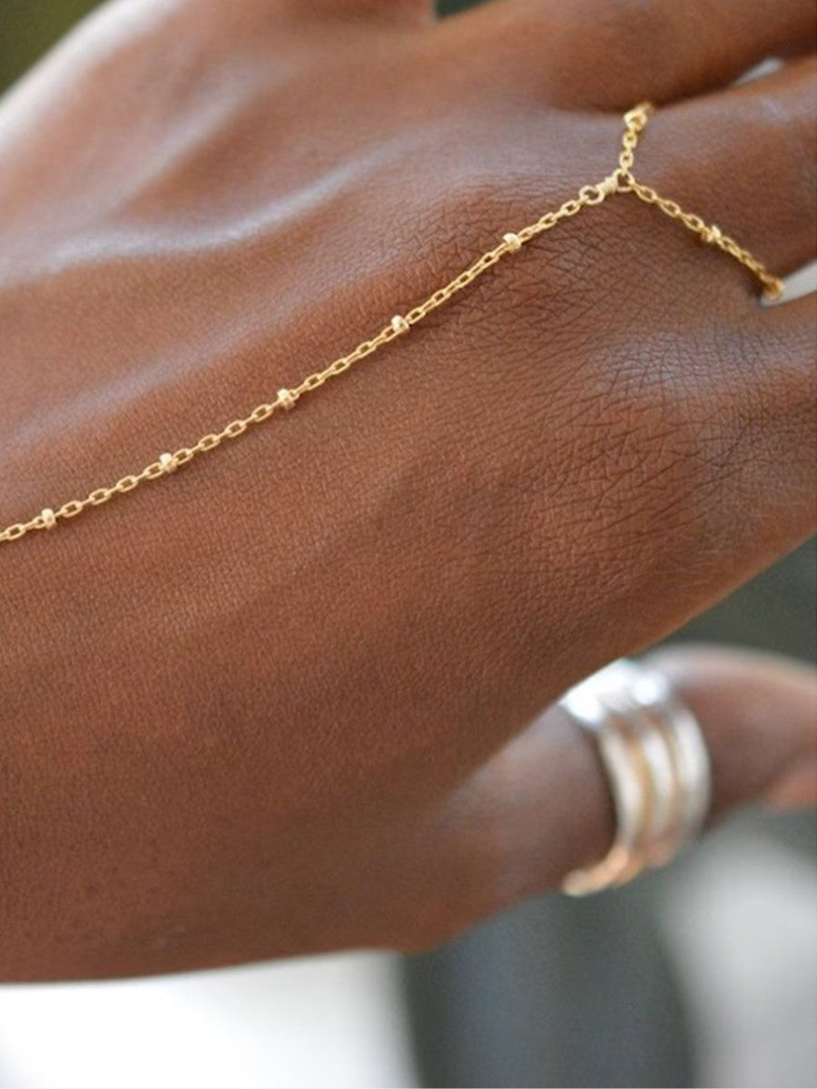 Bracelet Bague Or