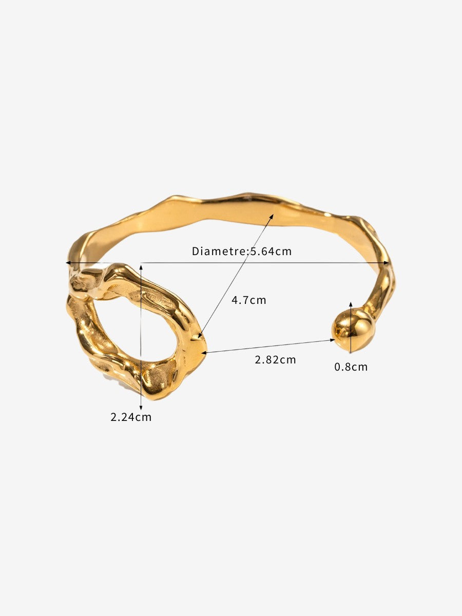 Bracelet Manchette Doré
