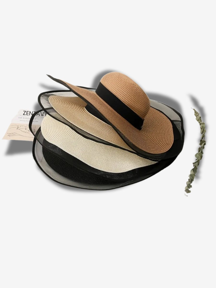chapeau de paille femme boheme differentes couleurs