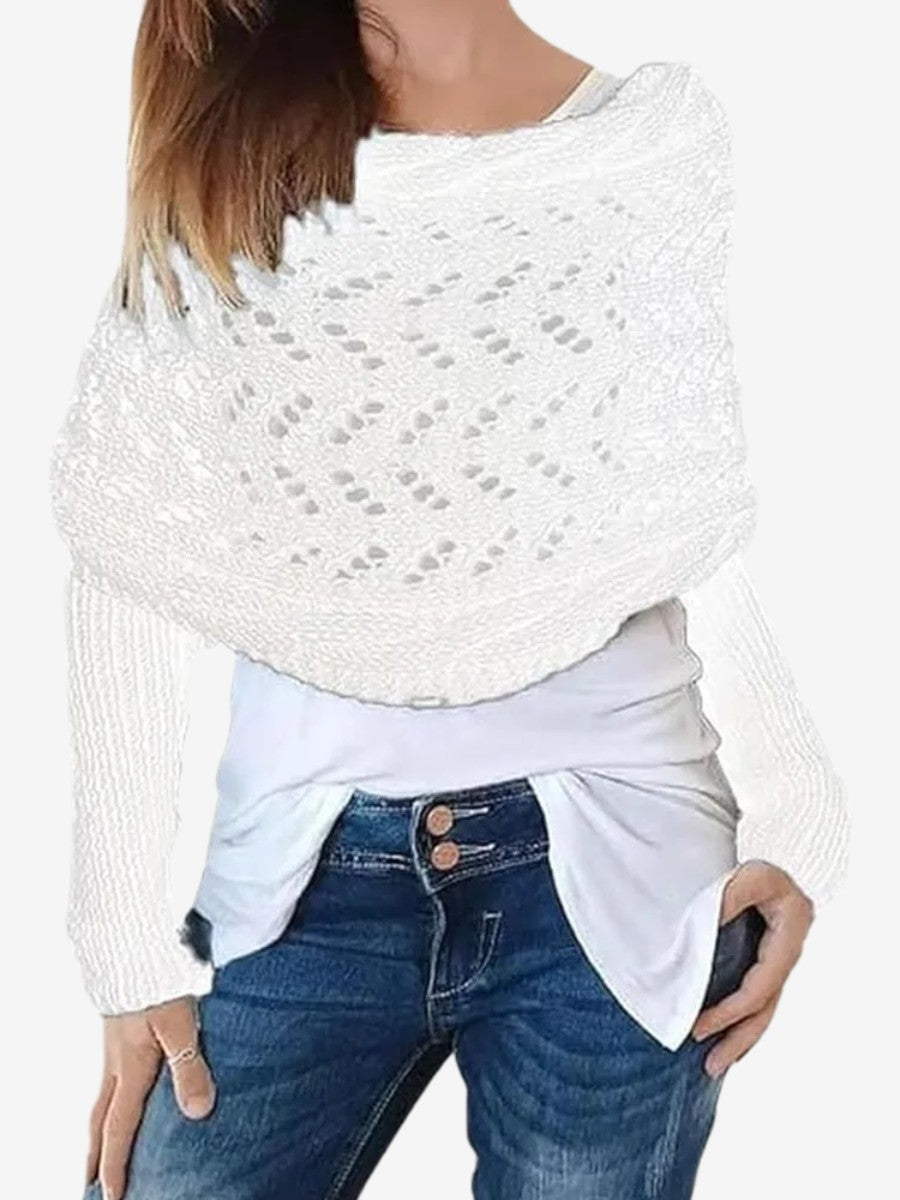 Echarpe Chale femme blanc
