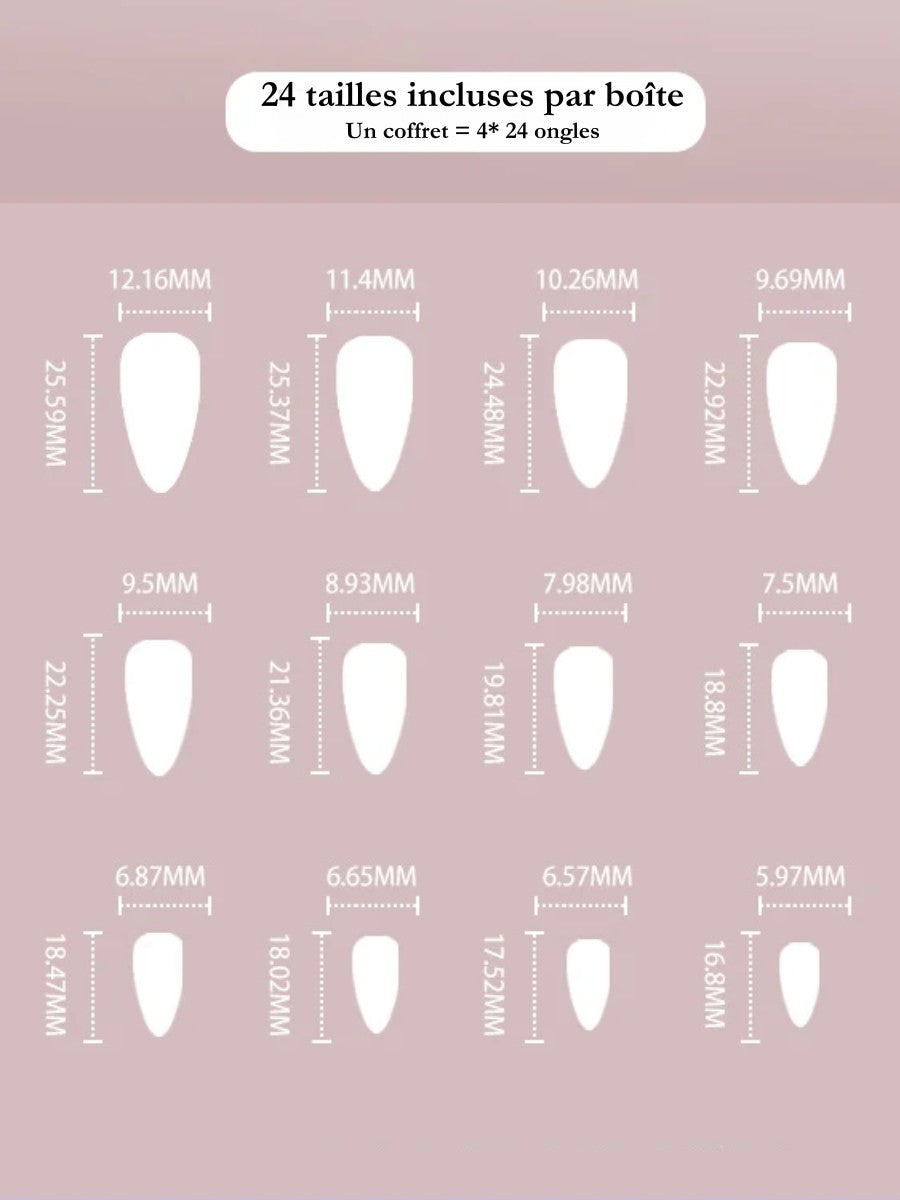 Faux Ongles Autocollants | Coffret Mani-Feste