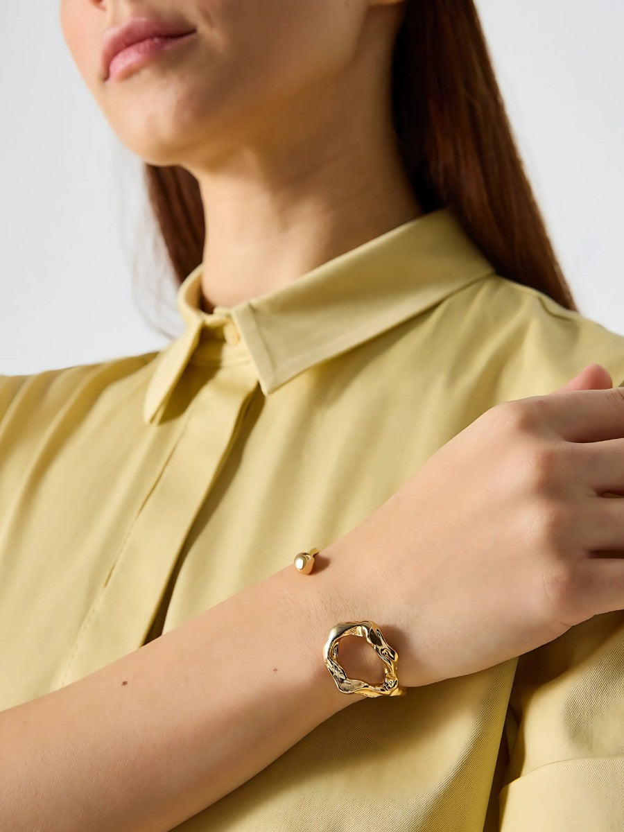Bracelet Manchette Doré